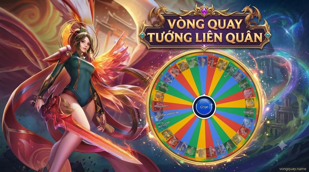 Vòng quay random tướng Liên Quân 2026