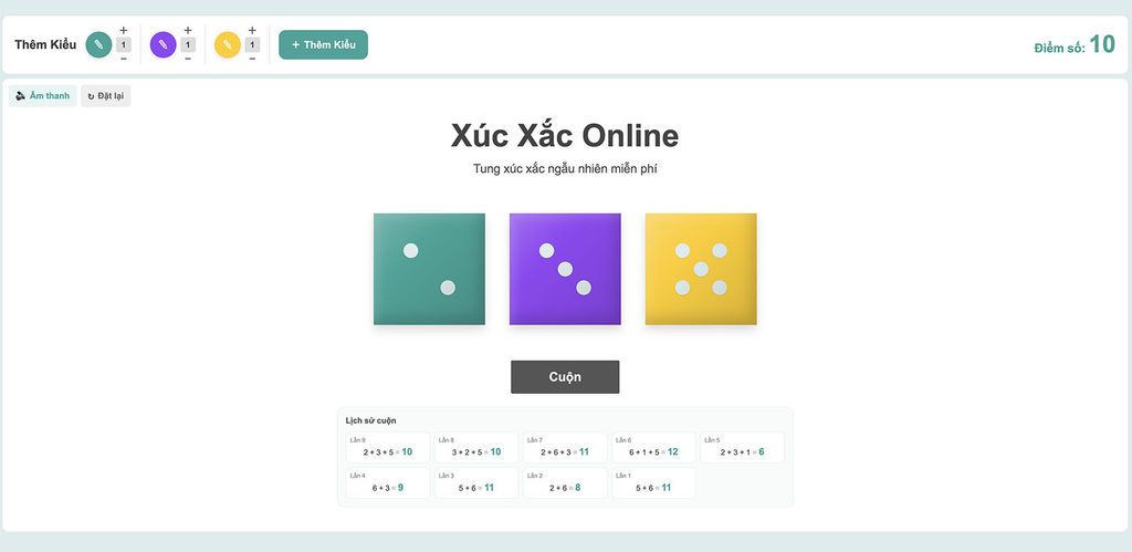 Xúc xắc online