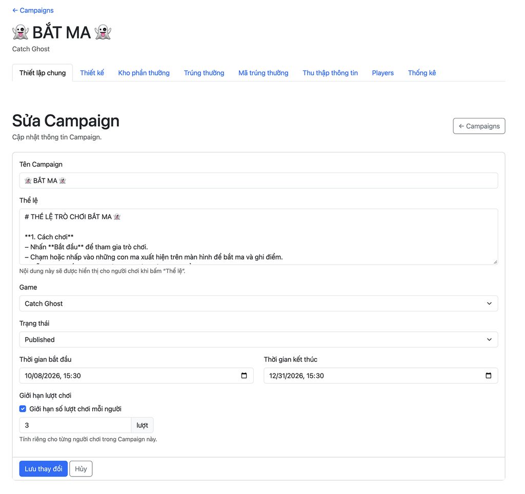 Game bắt ma nhận quà